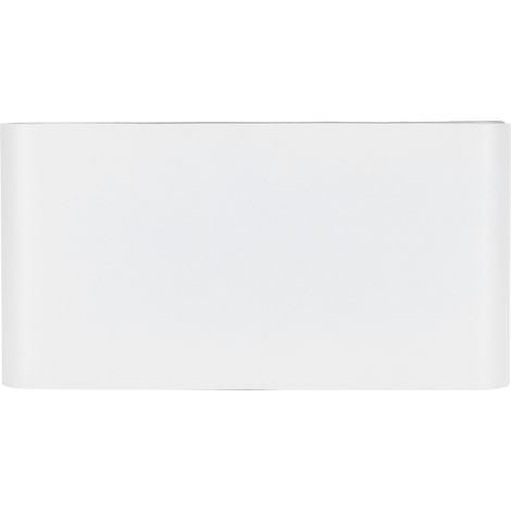 12W COB LED-Wandleuchte, Aluminium, für den Außenbereich (Garten), IP65 wasserdicht, AC85-265V (Weißes Gehäuse, warmweißes Licht) (1/5)