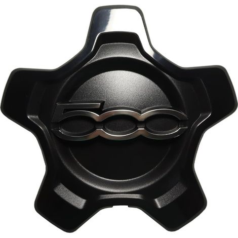 Cache-moyeu de roue compatible avec 500X 2016-2022. Remplace les références 735668196, 735626312 et 735626311.