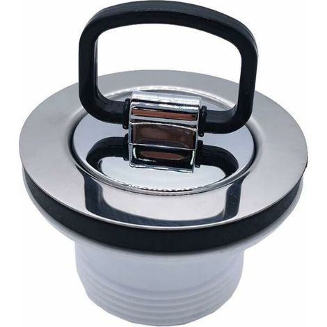 Bonde d'évier avec couvercle étanche 1 haut 70 mm, évier de cuisine, acier inoxydable (1/5)