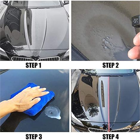 Spray de cire hydrophobe nano pour peinture automobile (120 ml) - Film de protection cristalline (1/4)
