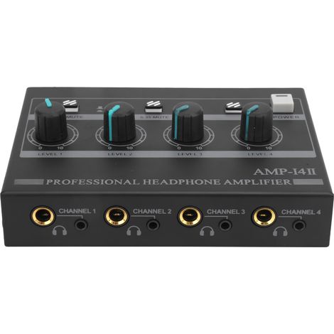 Amplificateur Casque 4 Canaux Ferroalliage Mono/Stéréo Set de Monitoring AMPi4Ⅱ (100-240V)(Prise EU) (1/5)