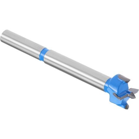 Drilling - [15mm] Tungsten Carbide Auger Opener for Wood Furniture Hinge Woodworking Job, Round Shank, Dark Blue (1/5)