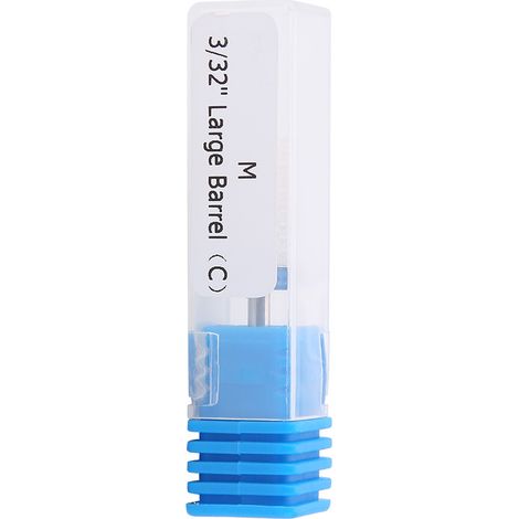 Lot de 5 fraises céramique cylindrique embout ponçage pour manucure, foret à ongles, machine à fraiser, forme ronde, tête de meulage 05 (1/5)