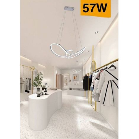 Trade Shop - LED-STAHL MODERN EQUIPMENT AT FIOCCO 57W LUCE 4000K 6500K 3000K A59B -