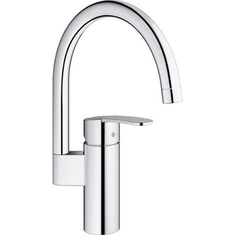 Mitigeur d'évier en laiton chromé - Grohe Eurostyle (1/7)