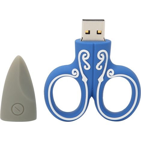 USB-Speicherstick mit Cartoon-Schere, tragbares Datenspeichergerät (16 GB) (1/5)