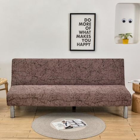 Universel Housse Canapé Extensible sans Accoudoir, 3 Places Couverture de Canapé pour Banquette Clic Clac Pliant,A (1/4)
