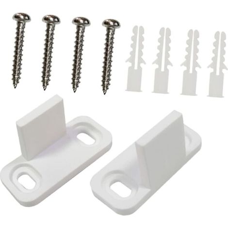 Set di 10 guide a pavimento per porte scorrevoli a scomparsa, accessori stabilizzanti