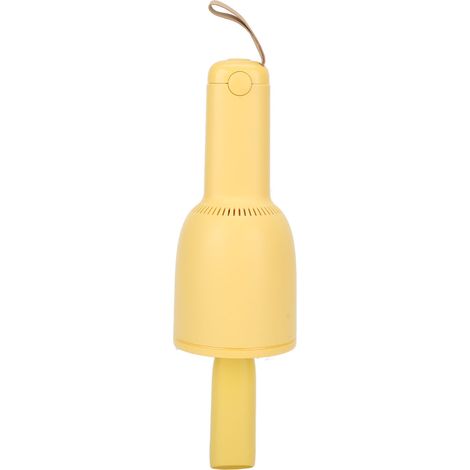 Aspirateur de bureau portable professionnel à forte aspiration pour prothésistes ongulaires (jaune) (1/5)