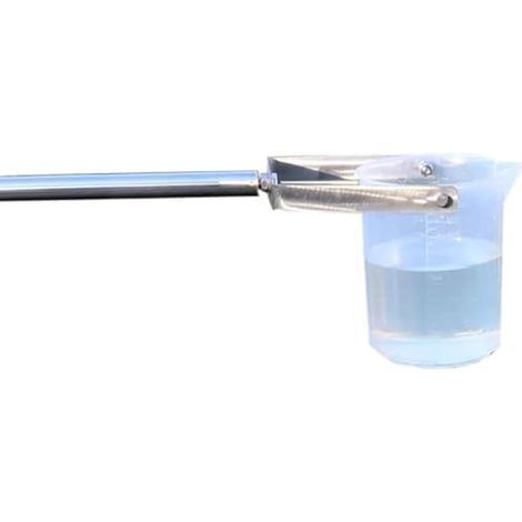 Échantillonneur d'eau avec système de trempette pour la surveillance l'environnement et les tests qualité, design télescopique réglable Plastique 500 Ml 0.6m-1.5m/1.6ft-4.9ft (1/5)