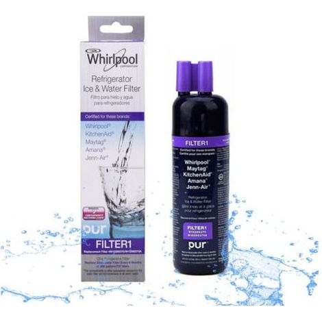 Pièces détachées pour réfrigérateur-1pcs filtres Réfrigérateur (W10295370A) , filtre à eau du réfrigérateur (1/4)