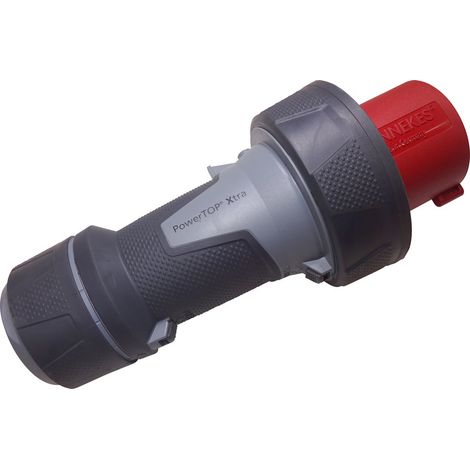 MENNEKES 13225Â PLUG POWER TOP XTRA AVEC SURFACE EN CAOUTCHOUC, PROTECTION IP 67, 6Â HEURES TERRE POSITION, 5Â PÃLES, 125Â A CO (1/3)