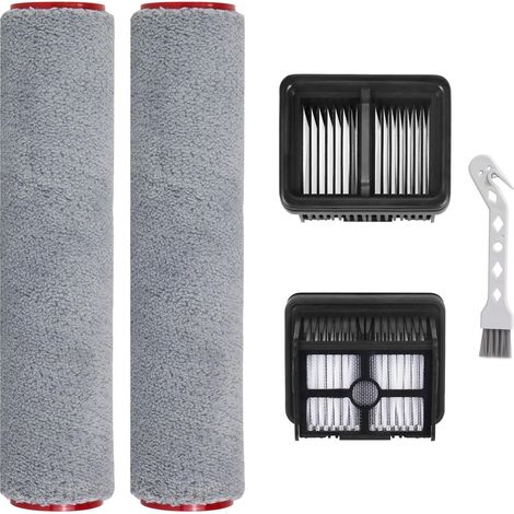 H12 Pro FlexReach Accessoires pour Dreame H12 Pro FlexReach,H15 Pro,H15 Mix,Mova M10 Aspirateur 5 Pièces de Rechange Kit D'accessoires Comprenant 2 Rouleaux de Brosse, 2 Filtres,1 Brosse de Nettoyage (1/5)