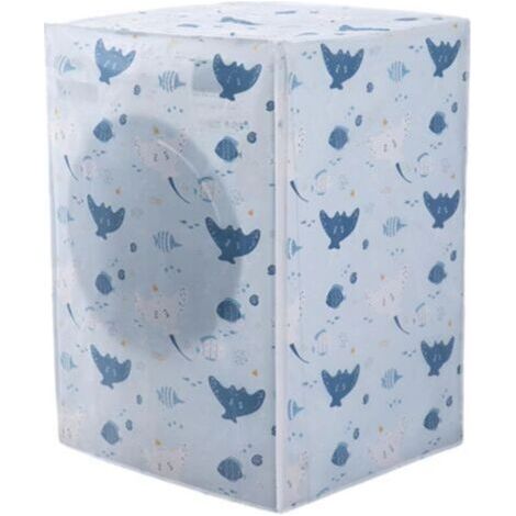 Pair Housse imperméable pour lave-linge d'extérieur, housse pour lave-linge, housse pour lave-linge d'intérieur, housse de protection imperméable pour lave-linge et sèche-linge à chargement frontal, 6 (1/5)