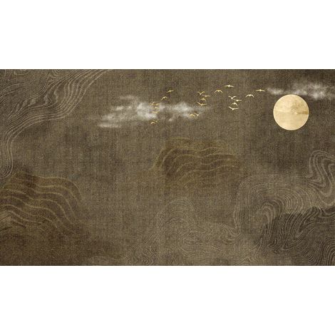 Papier peint panoramique - Plaine Lune Boho - 130 cm x 76 cm (1/2)