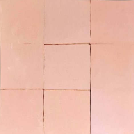 Carrelage sol et mur BEJMAT TRADITIONNEL GIOIA artisanal manuel marocain CARRE 10x10cm  Rose - 53  Rose - 53 -  - boîte de 1 m2