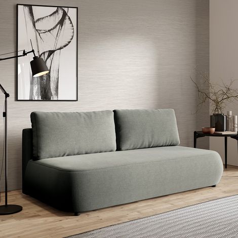 3-Sitzer-Sofa mit Bettkasten Antonio Grau