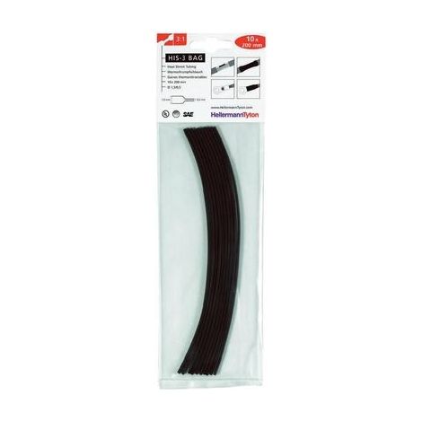 HellermannTyton Surtido de Tubo Termocontraíble Azul 12 mm