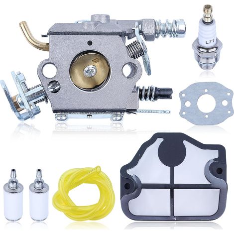 Kit de carburateur pour tronçonneuse Husqvarna 36 41 136 137 141 142 Remplace OEM pour 530071987 530019172 530035482 Remplace Zama C1Q W29E (1/5)