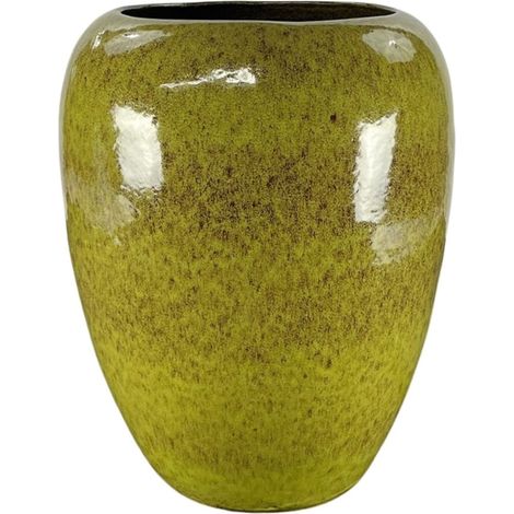 Keramischer Blumentopf Galiee - Herbstgrün - Ø 48 cm ↑ 60 cm (1/5)