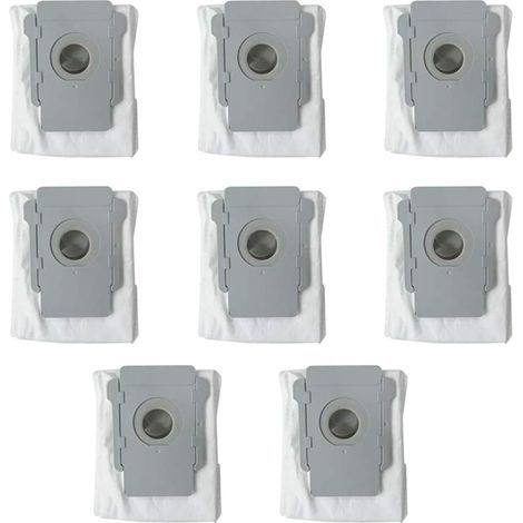 sacchetti per la polvere usa e getta per confezione, compatibili con la base autopulente dell'aspirapolvere iRobot Roomba i7/i7Robot, kit di accessori per sacchetti per la polvere incluso. (1/5)