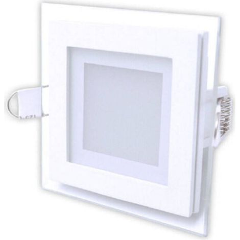 Pannello Led Slim Incasso Bordo In Vetro 9 W Cct Tre Colorazione Luce P-94e-q3c