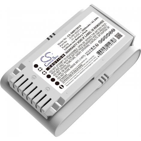 Batterie 21.6V 2Ah Li-Ion VCA-SBT90 pour aspirateur Samsung Jet70