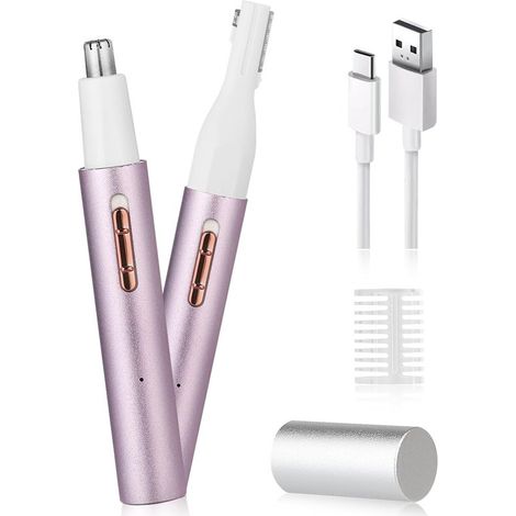 Tondeuse nez et oreilles – Rechargeable – Indolore – Étanche – Compacte – Homme et femme (1/5)