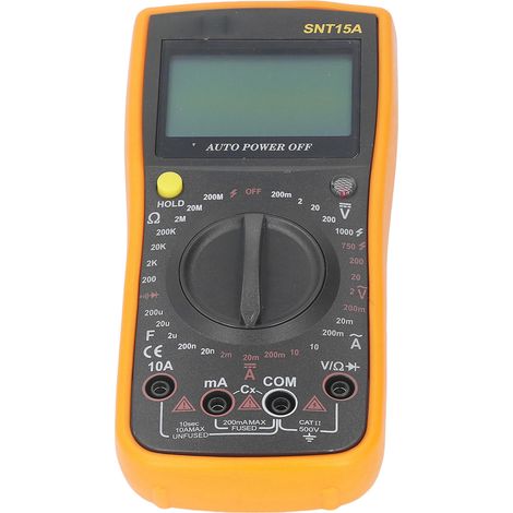 Tragbares Digitalmultimeter 1000 V DC / 700 V AC, Spannungs-, Strom- und Frequenzmesser, Messgerät für Baustellen, professionelles Elektrowerkzeug (1/5)