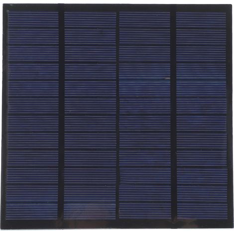 Panneau solaire DIY 3W 12V portable en polysilicium pour voyages et activités de plein air, 145 x 145 mm (1/5)