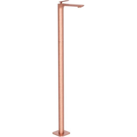 Mitigeur lavabo monocolonne avec vidage Up & Down Or Rose Brossé - CRISTINA ONDYNA FL29034P (1/2)