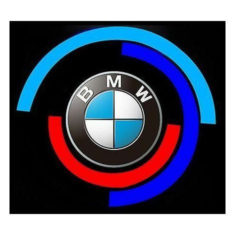 2 Packs Bienvenue Lumière Convient Pour Bmw Bmw Voiture Led Laser Projection Lumière Logo Porte Lumière Atmosphère Lumière Modifié Éclairage (1/5)