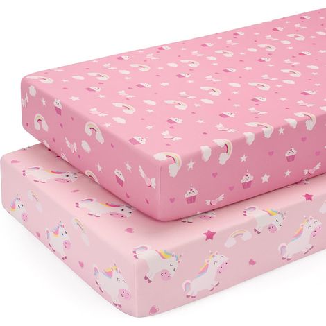 Fitted Sheet 60 x 120 cm for Baby and Children's Bed Mattress (1/5)