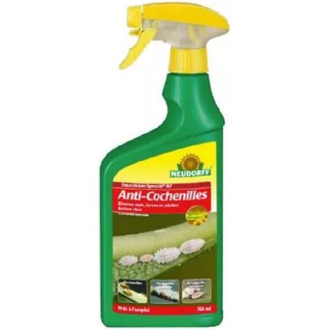 Anti-cochenilles Spiruzit prêt à l'emploi – Insecticide biologique – Protection des cultures ornementales – Formule sans PBO – Contenance 750 ML – Or Brun