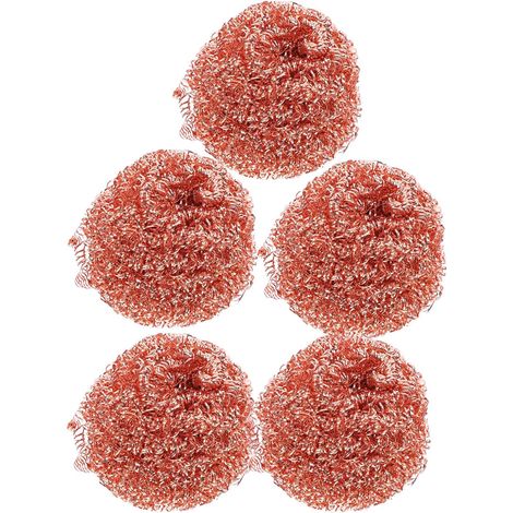 5pcs Outil de Nettoyage pour Pannes à Souder en Fil Revêtu de Cuivre, Boule Antirouille pour Nettoyage Efficace et Utilisation en Atelier de Soudure (1/5)