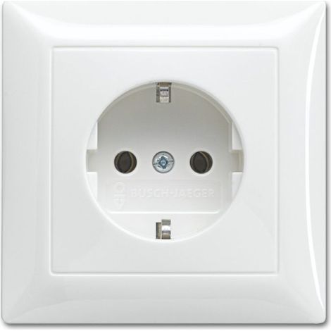 prise de sécurité SCHUKO® plaque pleine Busch-balance® SI