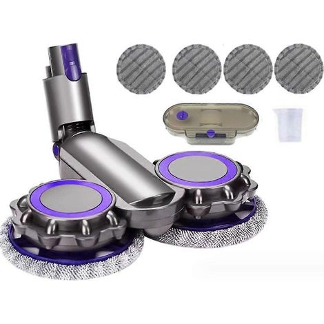 Pour V6 V7 V8 V11 V10 V15 aspirateur accessoire électrique sol lavage tête avec réservoir d’eau + Mops + Measuring Cup (1/5)