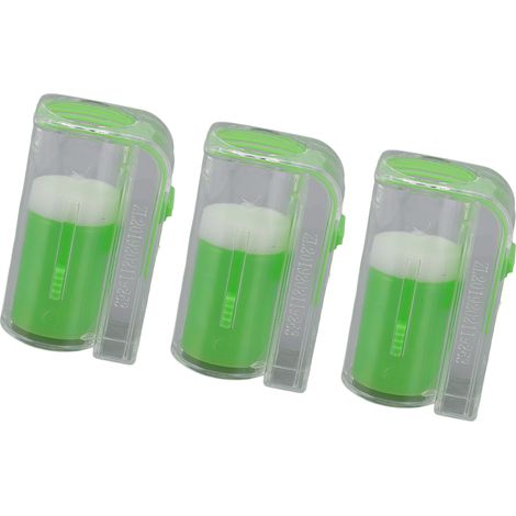 Set mit 3 Königinnenmarkierungen aus Kunststoff, einhändig bedienbar, inklusive grüner Markierungsflasche. Imkerbedarf. (1/5)