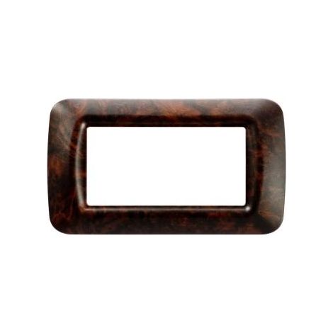 PLAQUE 4 POS.RONCE DE NOYER TOP SYSTEM GEWISS GW22674