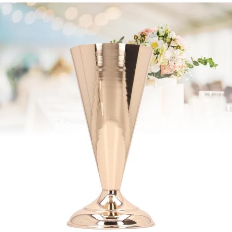 Supporto per fiori ornamentale, decorazione per matrimoni, oro, 2512 cm (1/3)