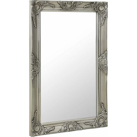 Maison Exclusive - Wandspiegel im Barock-Stil 50x80 cm Silbern (1/5)