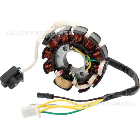 Scooter/skateboard/motor GY6/125cc/150cc/152QMI/157QMJ magneto 11-pole coil stator (1/4)