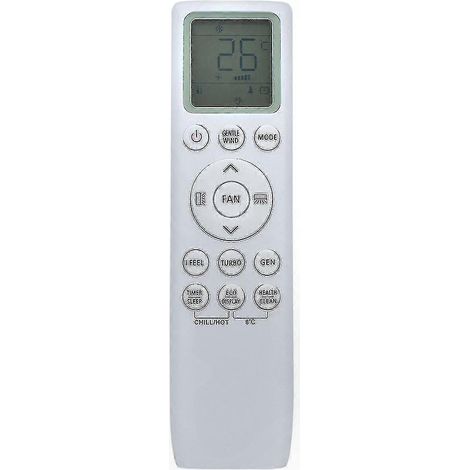 Télécommande pour thermostat - Basculez facilement entre Fahrenheit et Celsius. (1/4)