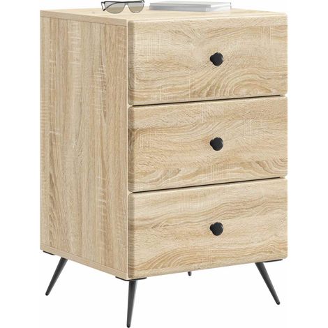 Maison Exclusive - Nachttisch Sonoma-Eiche 43 x 41 x 66,5 cm Holz