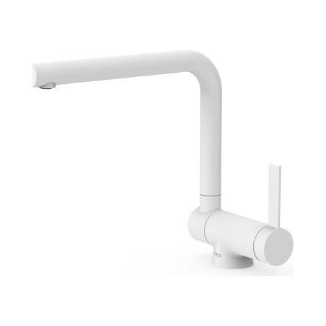 Mitigeur cuisine à bec rabattable WHITEMAT (blanc mat) - TRES 23033503BM