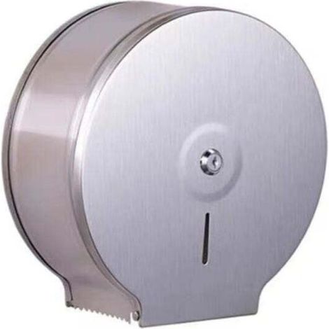 Hand Towel Dispenser - Wall-Mounted Stainless Steel Hand Towel Dispenser - Rolled Hand Towel Dispenser (1/4)