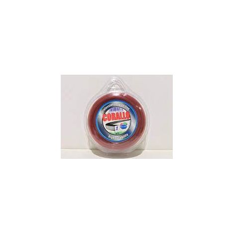 FILO DECESPUGLIATORE QUADRO ø4 mm x 9 m CORALLO