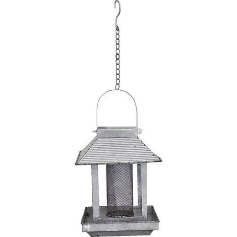 Mangeoire oiseaux Maison 20x20x55cm (1/2)