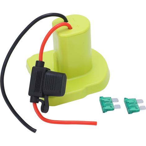Adaptateur de batterie pour Ryobi One + 18V avec 2 fusibles, convertisseur de puissance à fil 14awg, jouet Robot à monter soi-même (1/4)
