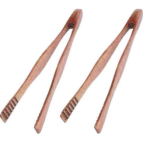 2 pinces alimentaires en bois (1/3)